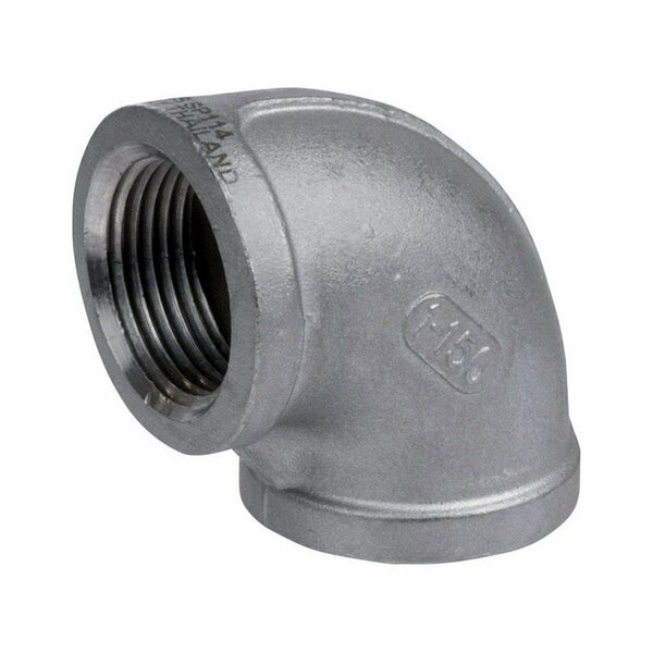 Smith Cooper 2 in. FPT x 2 in. Dia. FPT Stainless Steel Elbow 4868121